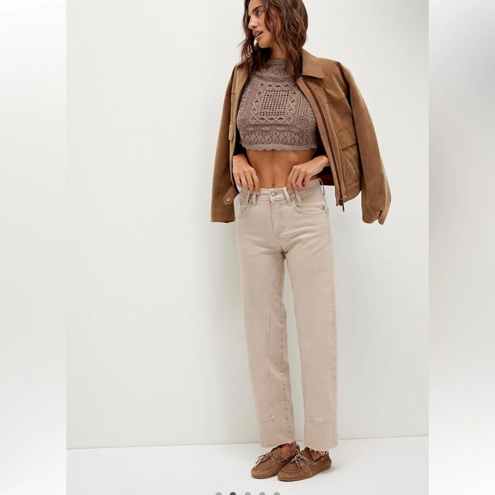 NWT Free People We The Free Risk Taker Jean - Picture 3 of 10